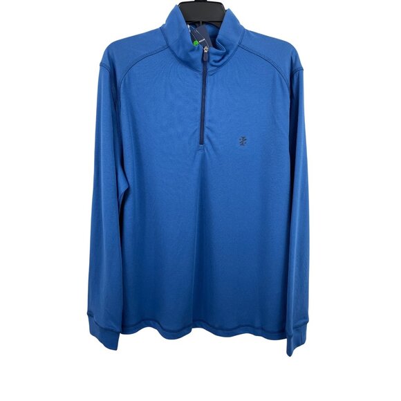 Izod Other - Izod Golf Swingflex Elite Quick-Dry Blue 1/4-Zip Pullover Mens Size M